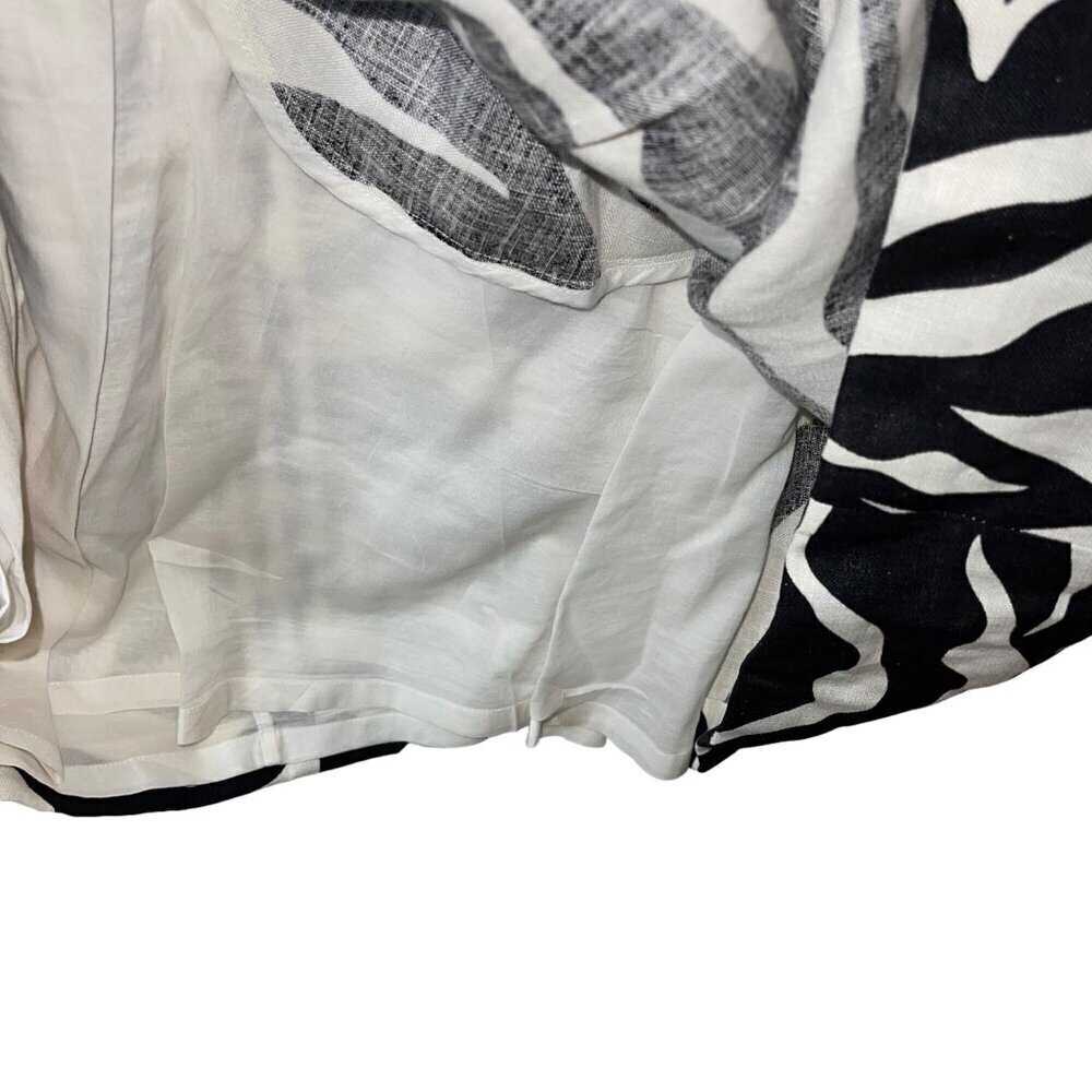 Kate Spade Womens Dress Size 8 Black A line Jillian Sleeveless Animal Print - Picture 9 of 10